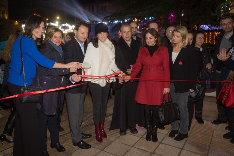 Rene Moawad Foundation organized The Christmas village 2015 in Zgharta