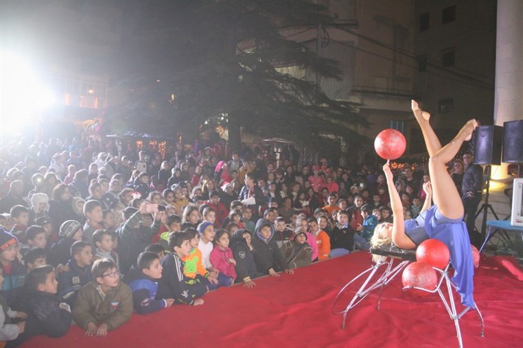 Rene Moawad Foundation organized The Christmas village 2015 in Zgharta