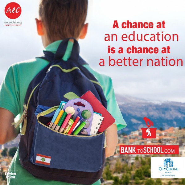 City Centre Beirut and Arcenciel partner to help protect the education of Lebanon’s disrupted youth 