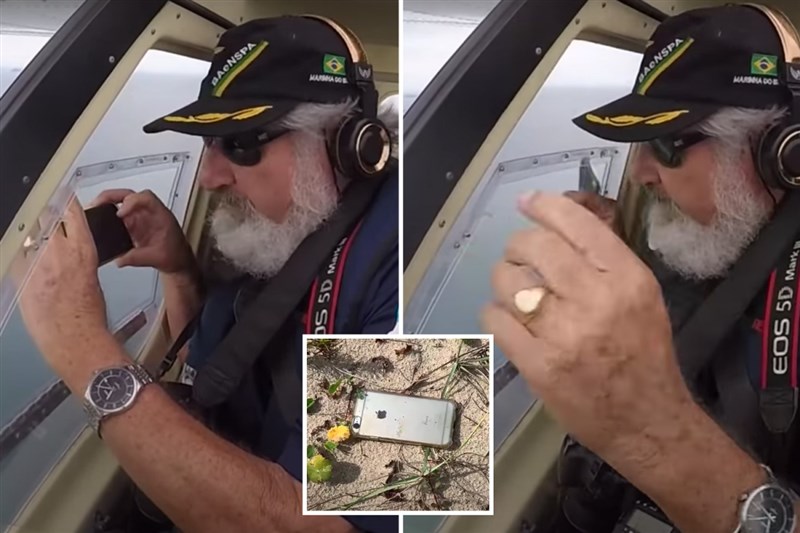 In Video: Man Drops iPhone From Plane It Survives and Records Video Of Fall