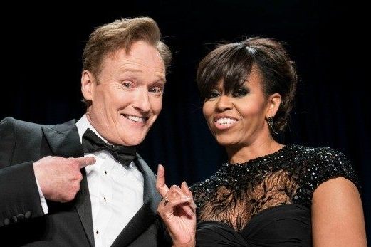  Conan OBrien to cheer the troops in Qatar with Michelle Obama