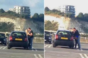 Couple caught having sex in shopping centre car park become internet sensation