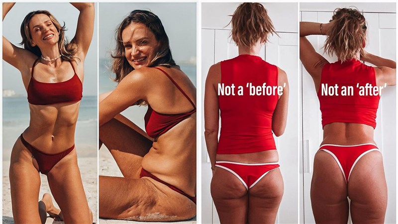 Instagram influencer shows off cellulite in untouched viral swimsuit photo