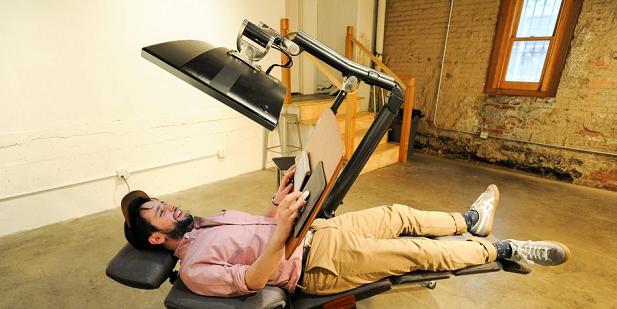 This $5,900 workstation lets you work lying down