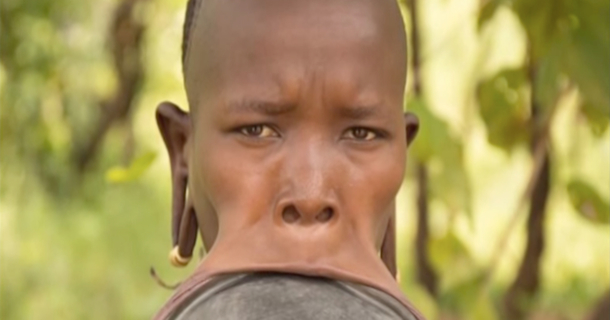 Woman Discovered In Ethiopia With World's Largest Lip Disk