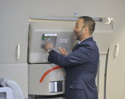 Chinese man trying to get some fresh air opens planes emergency door moments before take-off