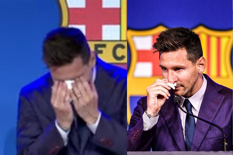 In Video: Messi bid farewell to 'Barcelona' in tears