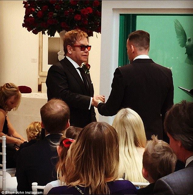 Elton John And David Furnish Marry In England