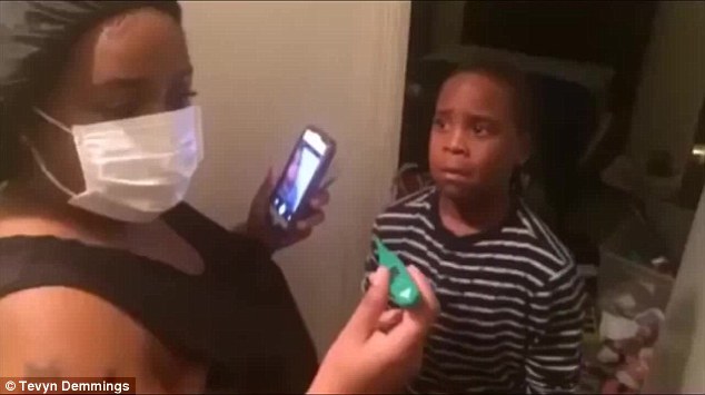 Is this the cruellest Halloween trick ever Prankster parents tell their son he has EBOLA