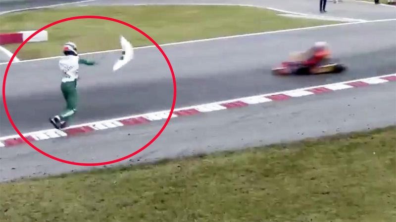In Video: Racing Driver Attacks Man Who Forced Him Off Track Twice Using His Kart’s Bumper