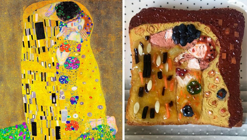 In Pictures: Artists recreated famous paintings with sandwiches