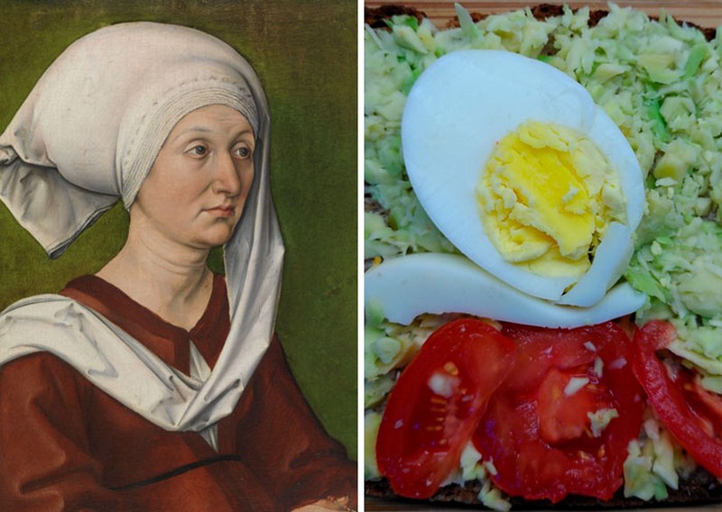 In Pictures: Artists recreated famous paintings with sandwiches