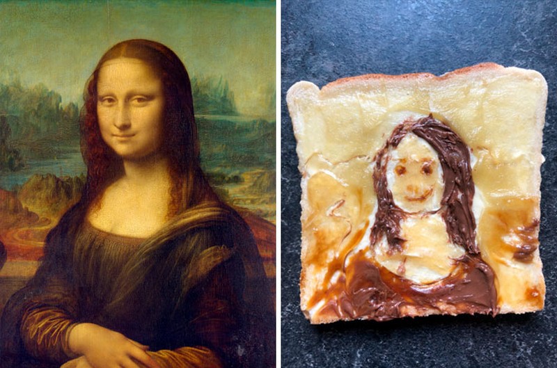 In Pictures: Artists recreated famous paintings with sandwiches