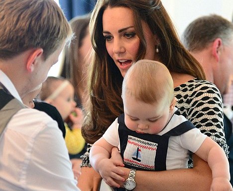 Prince George attends playgroup