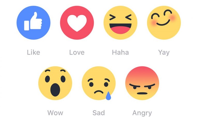 Facebooks new Reactions buttons are here