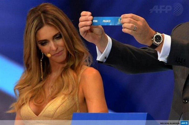Fernanda Lima - Star of the WorldCup Draw