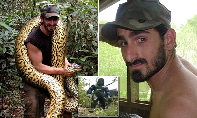 Wildlife filmmaker to be EATEN ALIVE by anaconda using snake proof suit as cameras record it all
