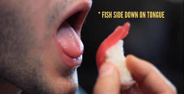 How to eat Sushi