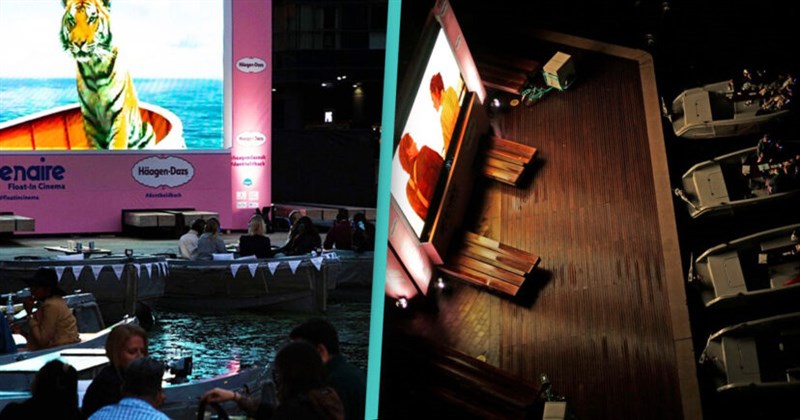 Floating Movie Theatre Where You Sit In Socially Distant Boats Opens In London
