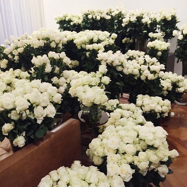 Kanye West sends Kim Kardashian thousands of roses on Mothers Day