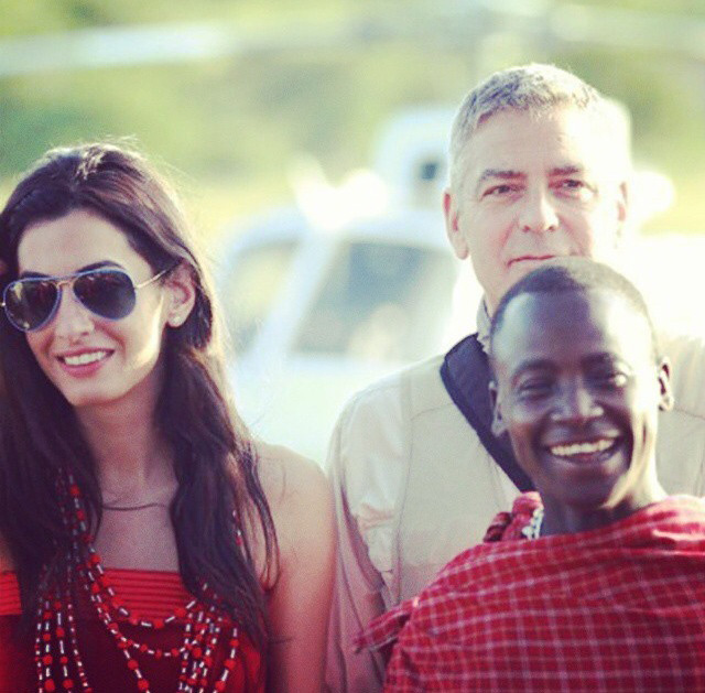 Mr and Mrs George Clooney honeymoon