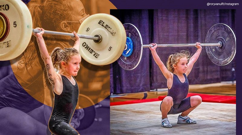 In Video: Meet the 7 years old Canadian gymnast who can lift 80 Kilograms 