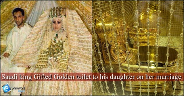 Golden Toilet Gifted By Saudi King To His Daughter On Her Marriage