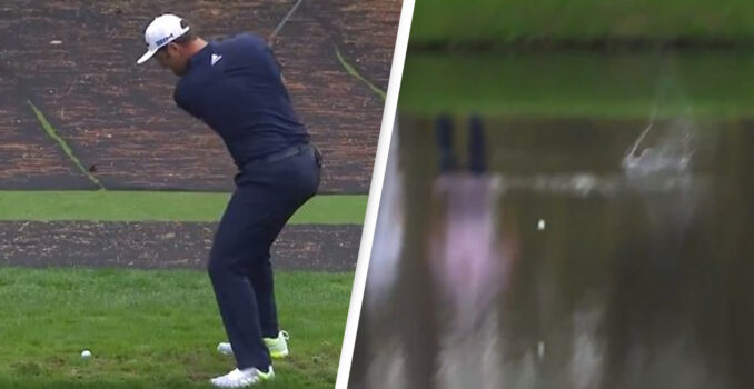 In Video: Spanish Golfer Hits Unbelievable Hole-In-One By Skimming It Across Water