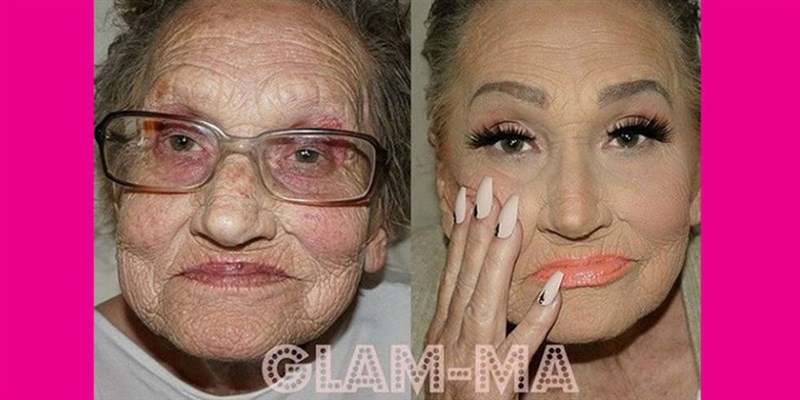 80 year old womans incredible makeup  is breaking the internet