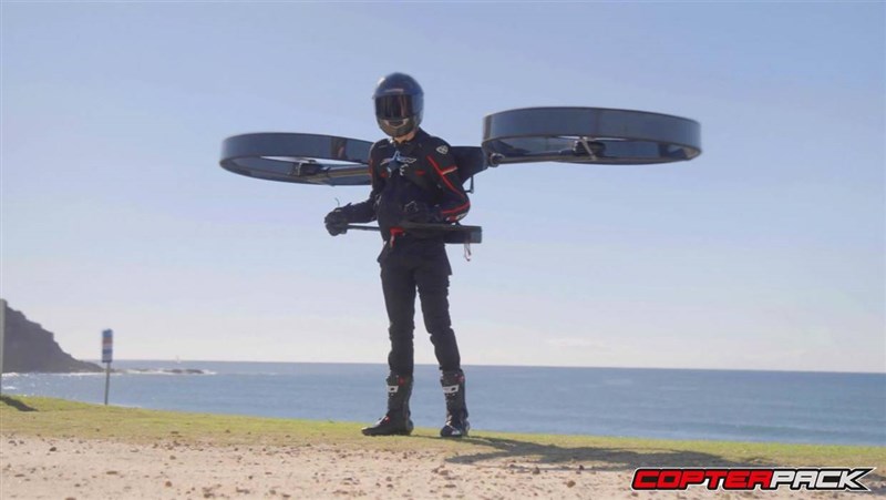 Backpack Helicopter Takes To The Skies For First Time In Incredible Video