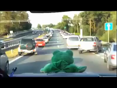 Russian Make Way for Ambulance