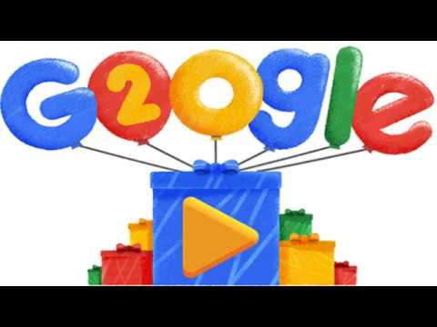 Google Doodle celebrates the search giant's 20th birthday