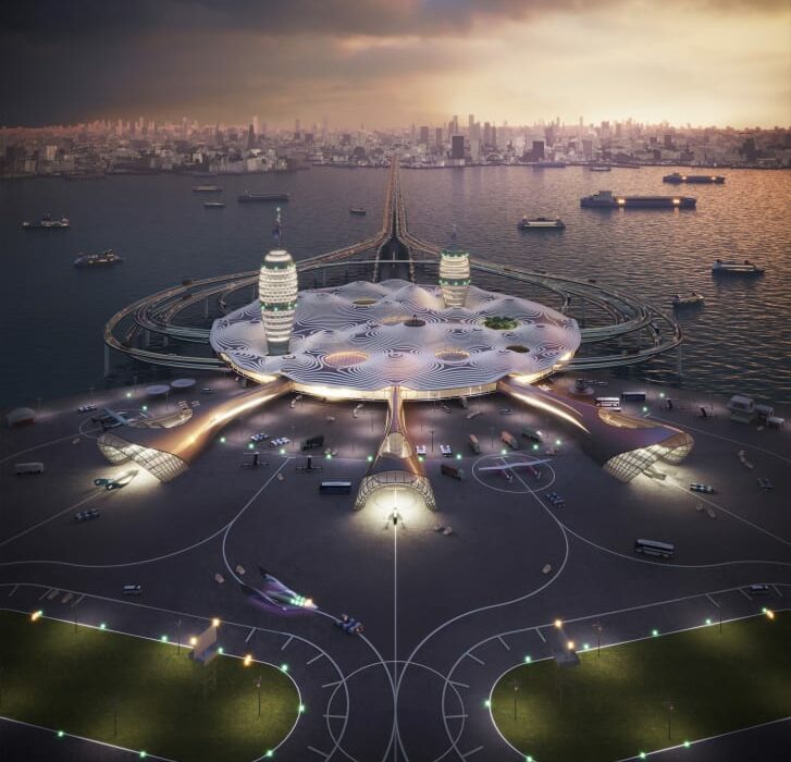 In Pictures: Japanese Architects Create Stunning Futuristic Spaceport Concept