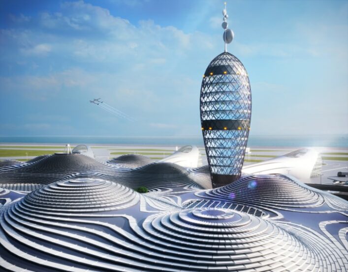 In Pictures: Japanese Architects Create Stunning Futuristic Spaceport Concept