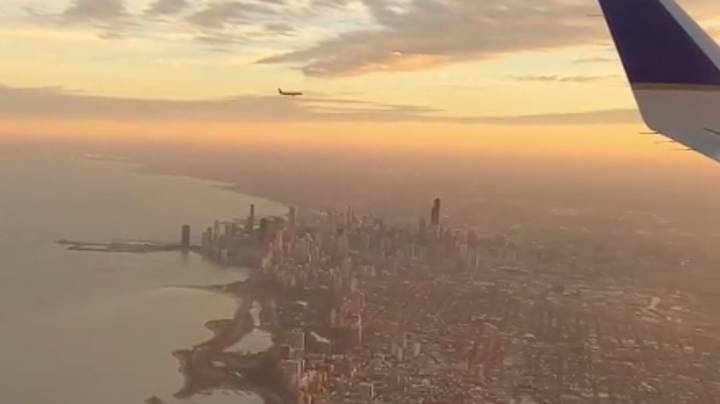 In Video: Woman Trips Out After Seeing Plane Just Floating While On Flight