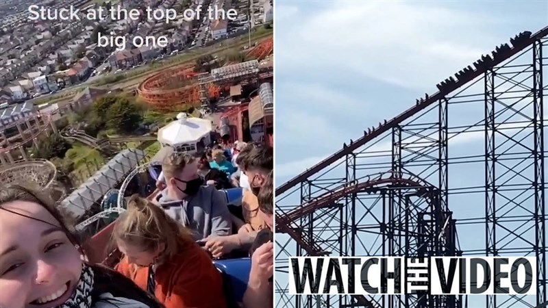 In Video: Moment Riders Forced To Climb Down From Blackpool 213 Foot Big One Rollercoaster
