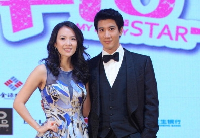 Zhang Ziyi in a Mikael D for the My Lucky Star press conference in Beijing