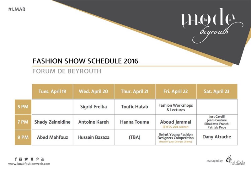 La Mode A Beyrouth Launches its Second Edition This April, Proving its Place as the Official Fashion Week in Beirut 