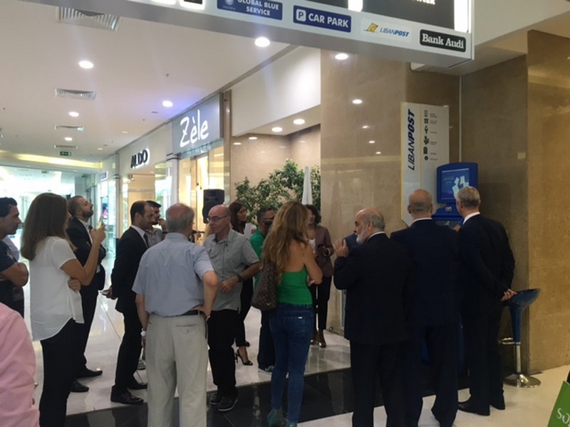 LibanPost Introducing the Self-Service Kiosks in Malls
