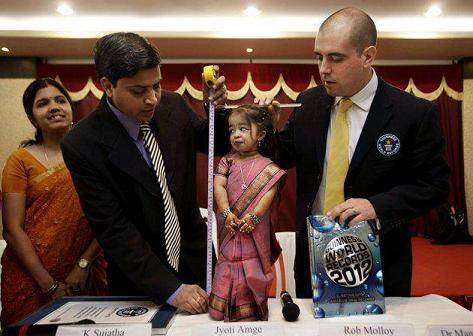 New worlds smallest woman from india