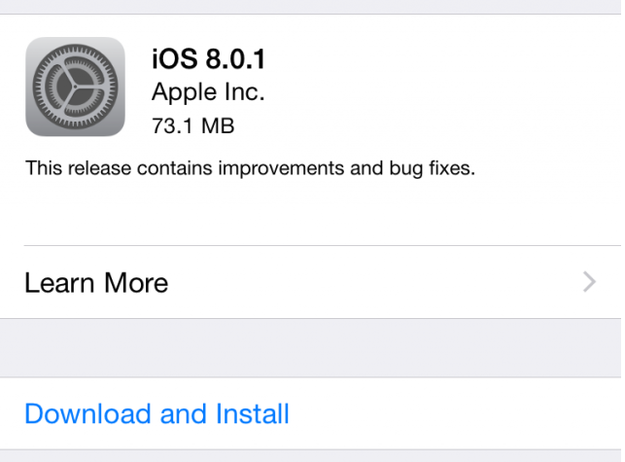 Apple Apologizes For Botched iOS 8 Update