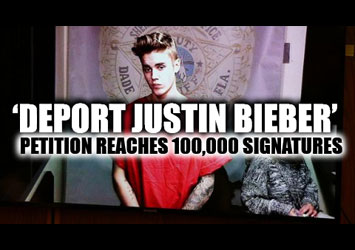 White House weighs petition to deport Justin Bieber
