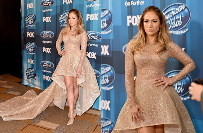 J.Lo looks stunning in lebanese couture for american idol finale