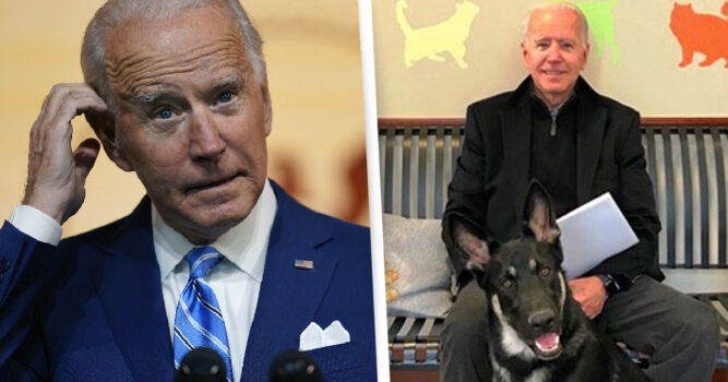 In Video: Biden Fractured His Foot From Playing With His Dog And Trump shared a report about The injury saying Get well soon