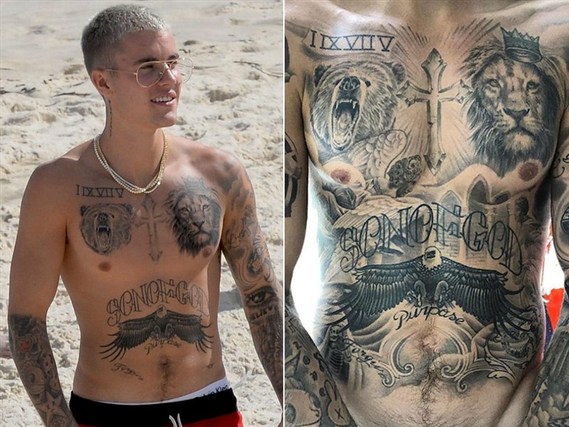 Justin Bieber Reveals What 100 Hours of Tattooing Looks Like