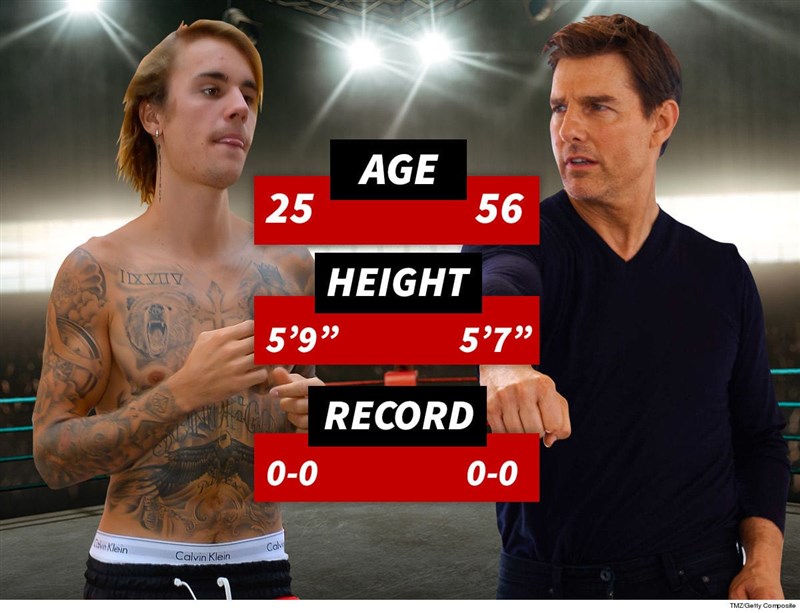 Justin Bieber 'Agrees To MMA Fight With Tom Cruise'