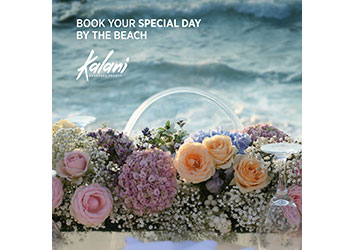 Book Your Special Day By the Beach at Kalani Resort
