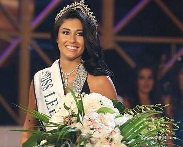 كارن غراوي تتألق على عرش الجمال اللبناني لعام 2013 
