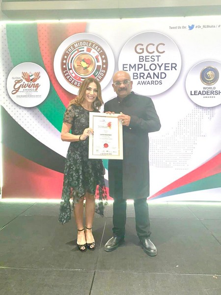 Karen Boustany granted the Middle East Woman Leaders Award in Dubai