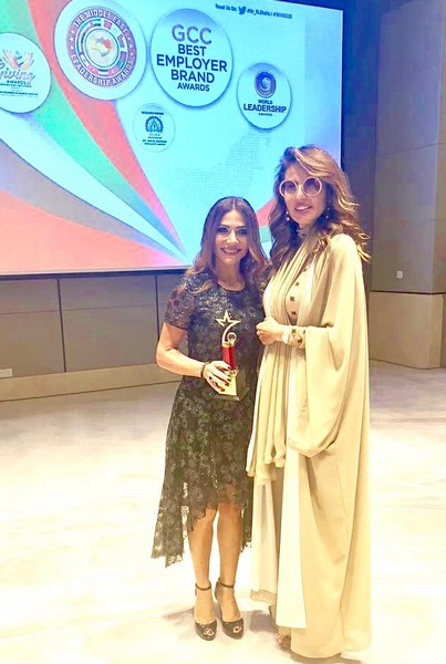 Karen Boustany granted the Middle East Woman Leaders Award in Dubai
